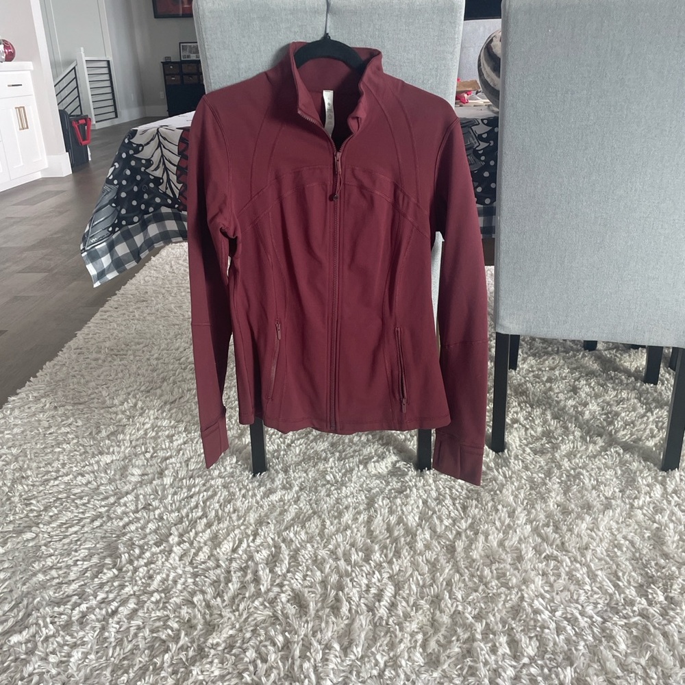 Lululemon Athletica Burgundy Utility Jacket